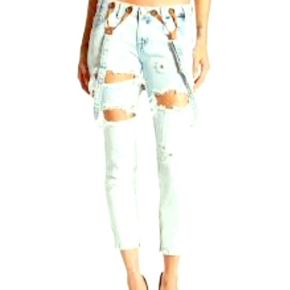One teaspoon anarchy suspenders